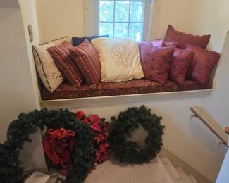 wreaths and other seasonal decorations, Christmas, Halloween, Easter, etc
