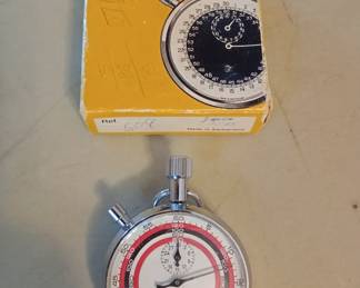 vintage NOS Lustro stopwatch