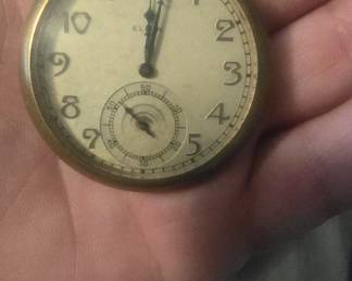 Elgin gold filled vintage pocket watch