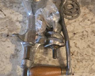 vintage meat grinder
