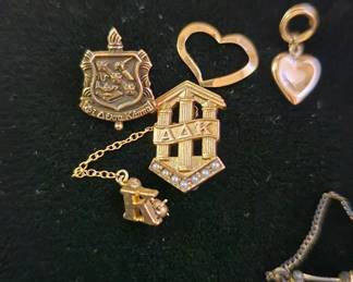 10k gold pins and more