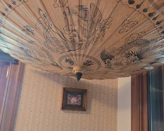 vintage dragon parasol