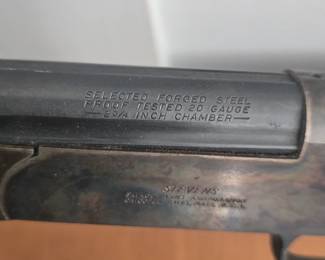 Stevens / Savage arms co vintage 20 guage shotgun