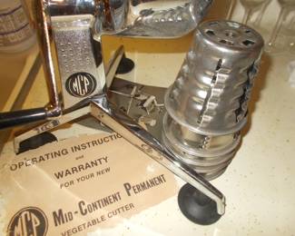 Rotary vintage veggie cutter