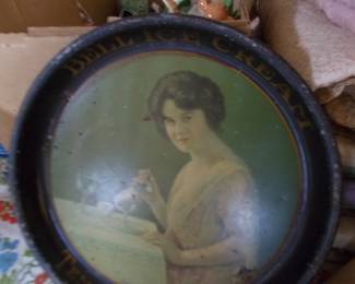 Antique Bell Ice cream tray-Temple Tx