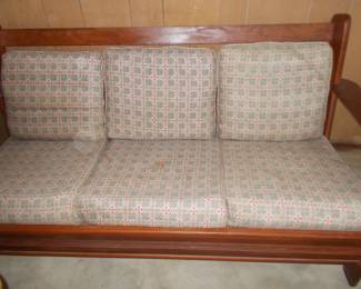 Antique loose cushioned sofa