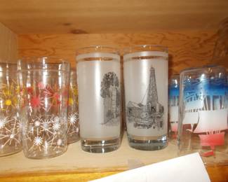 Vintage glassware