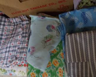 Antique fabric pieces