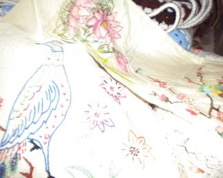 Extremely embellished embroidery items LOTS of them