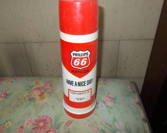 Vintage give away thermos bottle