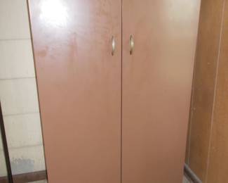 Metal storage cabinet