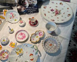 Herend porcelain plates and dishes