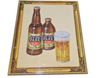 Hyde Park beer advertising
