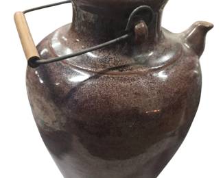 Antique Asian pottery 11 inches in height