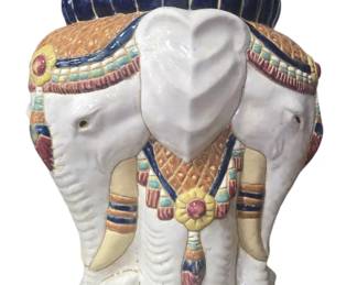 Asian Elephant garden seat 20 inches