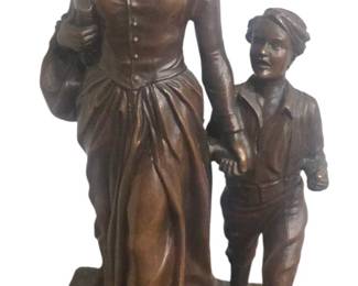 Bronze Pioneer woman