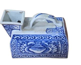 Japanese Blue and white Urinal pot
