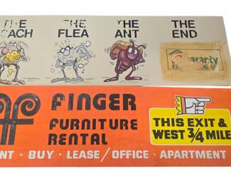 Finger Furniture advertising