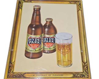 Hyde Park beer advertising