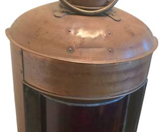Copper ship lantern
