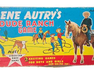 1956 Gene Autry's Dude Ranch Game