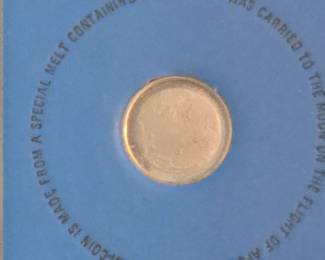 Collectors Silver that traveled around the moon