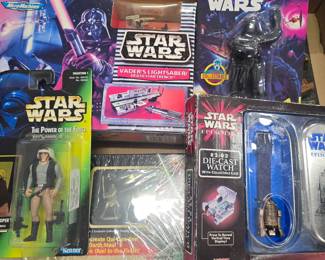Enclosed Star Wars toys