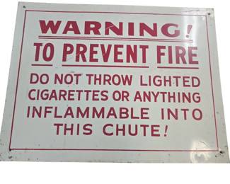 Vintage Tin sign 12' x 9"