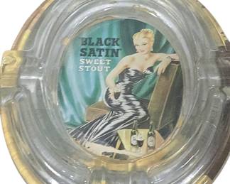 Black Satin ashtray