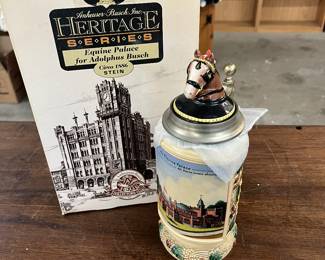 Anheuser Busch Heritage Series Equine Palace for Adolphus Busch Stein