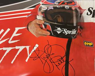 Signed Kyle Petty Promo Poster for Red Wing Shoes