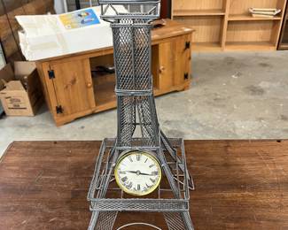 Eiffel Tower Desk Clock