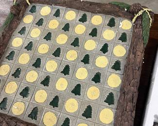 Woodland Checkers Set