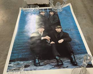 Signed Beatles Poster for their Royal Command Performance at the London Palladium in 1963