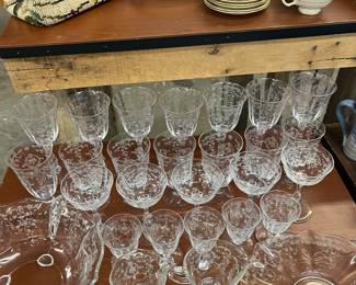 Assorted Fostoria Glass