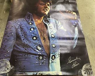 1970's Roadshow Elvis Concert Poster