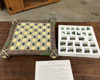 Woodland Checkers Set