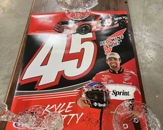 Signed Kyle Petty Promo Poster for Red Wing Shoes