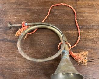 Brass French Horn Decor