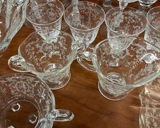 Assorted Fostoria Serving Items