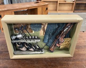 Golf History Framed Shadow Bow