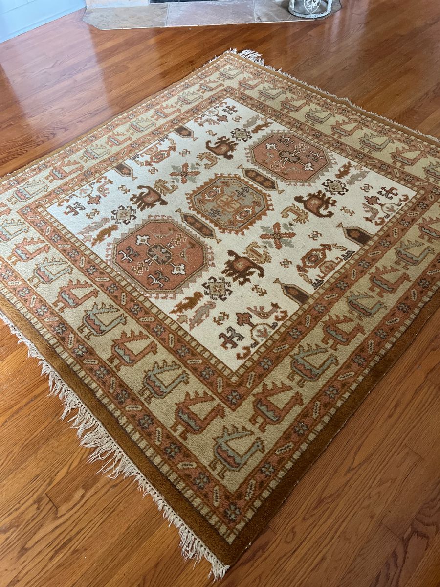 Vintage wool rug