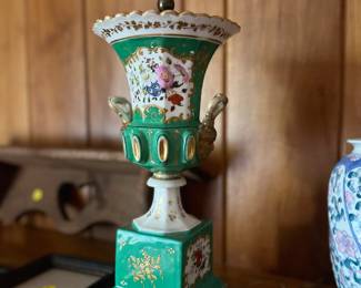 Colorful vintage lamp.
