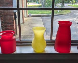 Vintage colorful glass