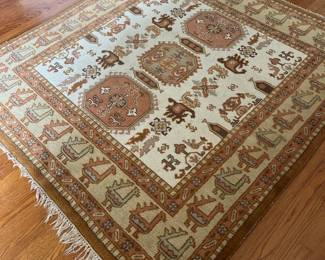 Vintage wool rug