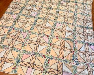 Vintage, handmade quilt