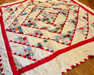 Antique, handmade quilt