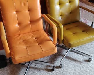 MCM swivel chairs