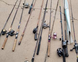 Fishing poles