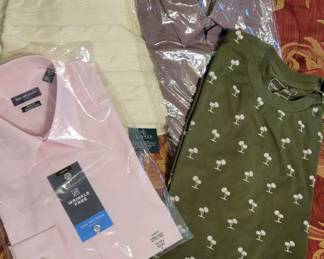 Mens new and gentley used shirts. (callaway, adidas, nike, polo and more)